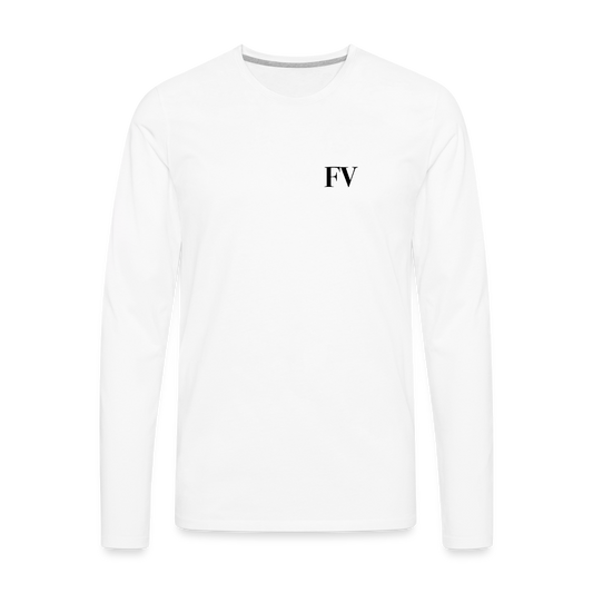 Men's Premium Long Sleeve T-Shirt - white